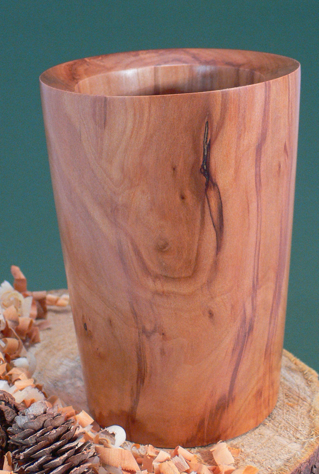 Wood art by Chris Rymer of Inside Out Wood Art made from - Apple