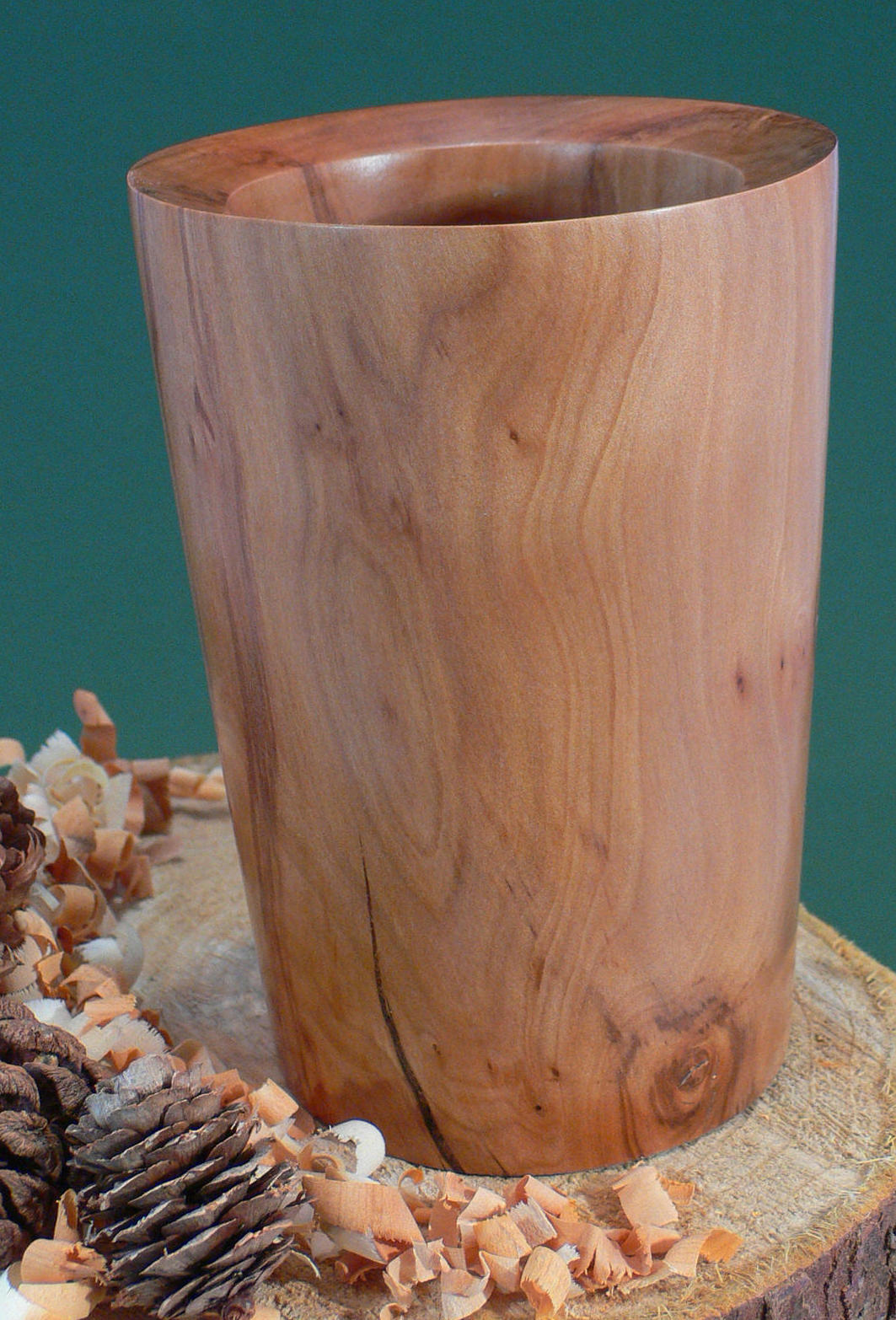 Wood art by Chris Rymer of Inside Out Wood Art made from - Apple