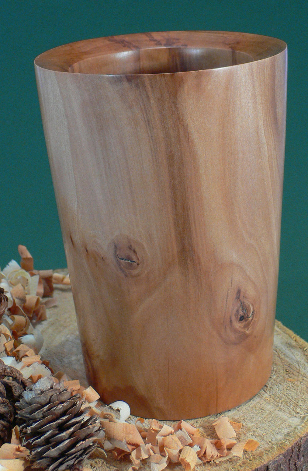 Wood art by Chris Rymer of Inside Out Wood Art made from - Apple