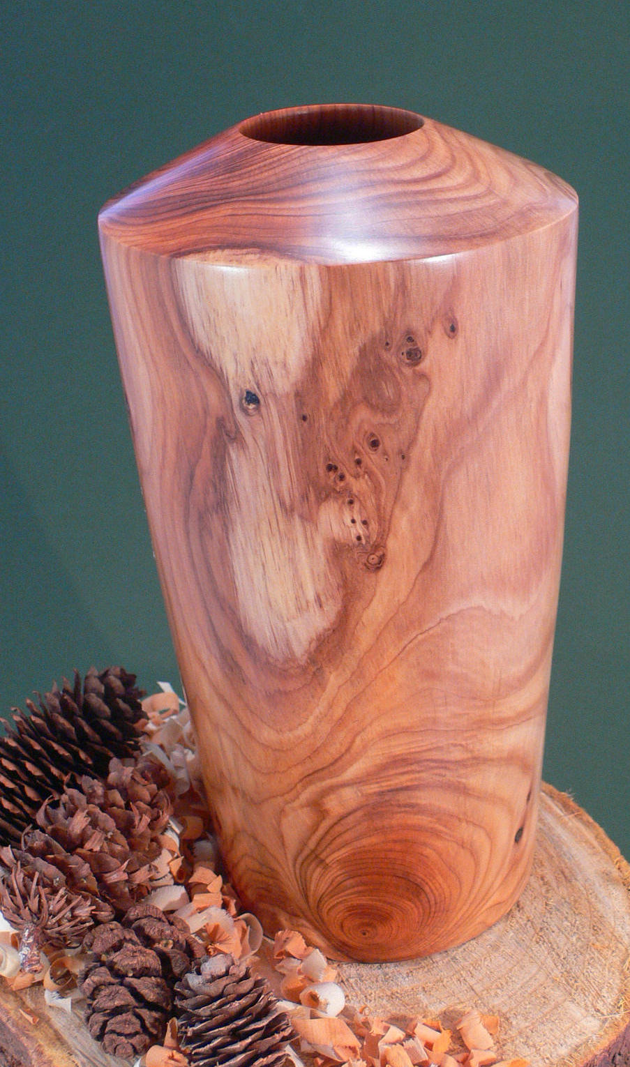 Wood art by Chris Rymer of Inside Out Wood Art made from - Yew