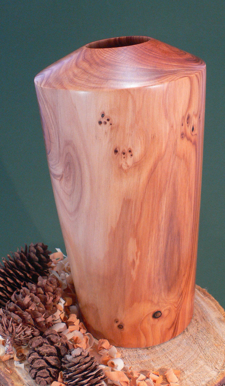 Wood art by Chris Rymer of Inside Out Wood Art made from - Yew