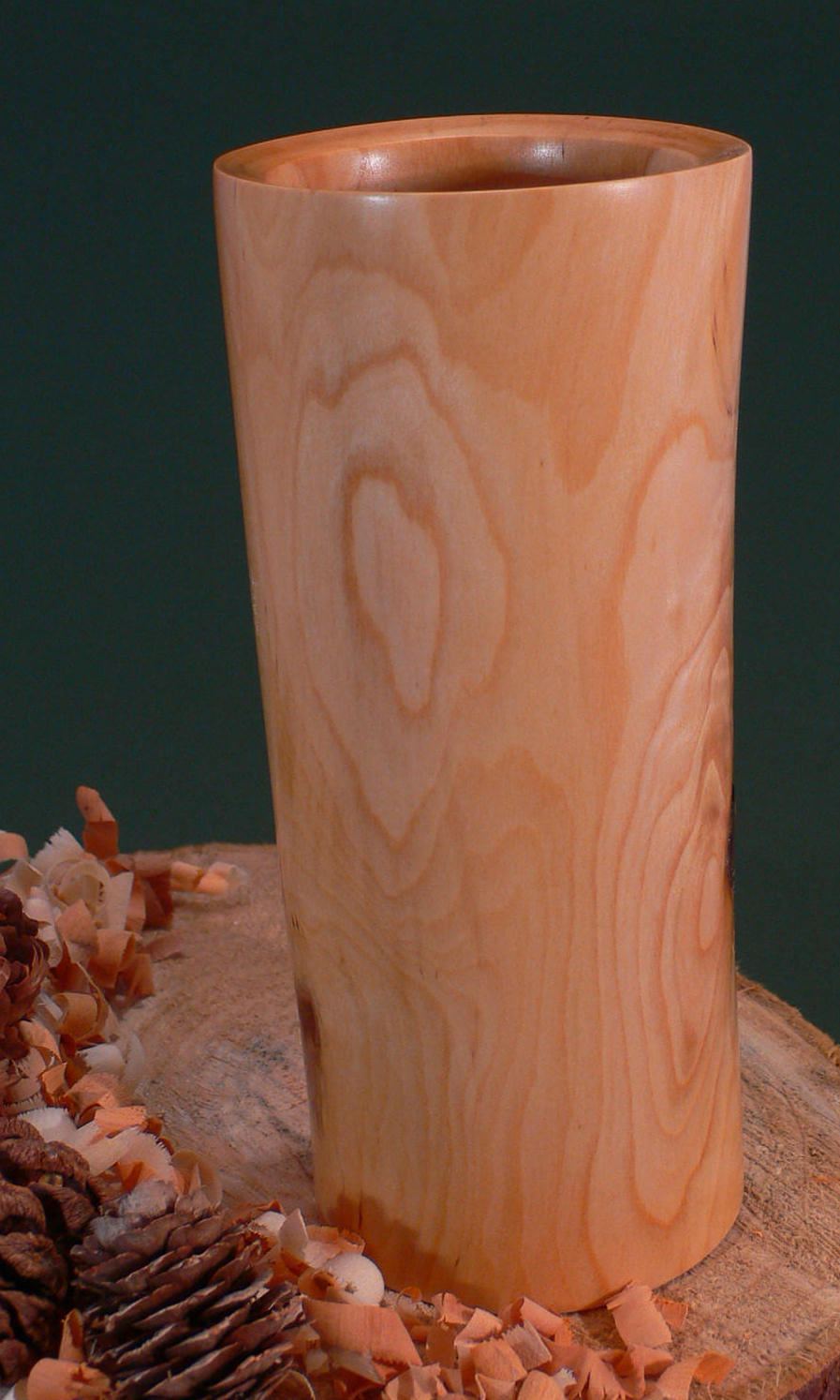 Wood art by Chris Rymer of Inside Out Wood Art made from - Mirabelle Plum