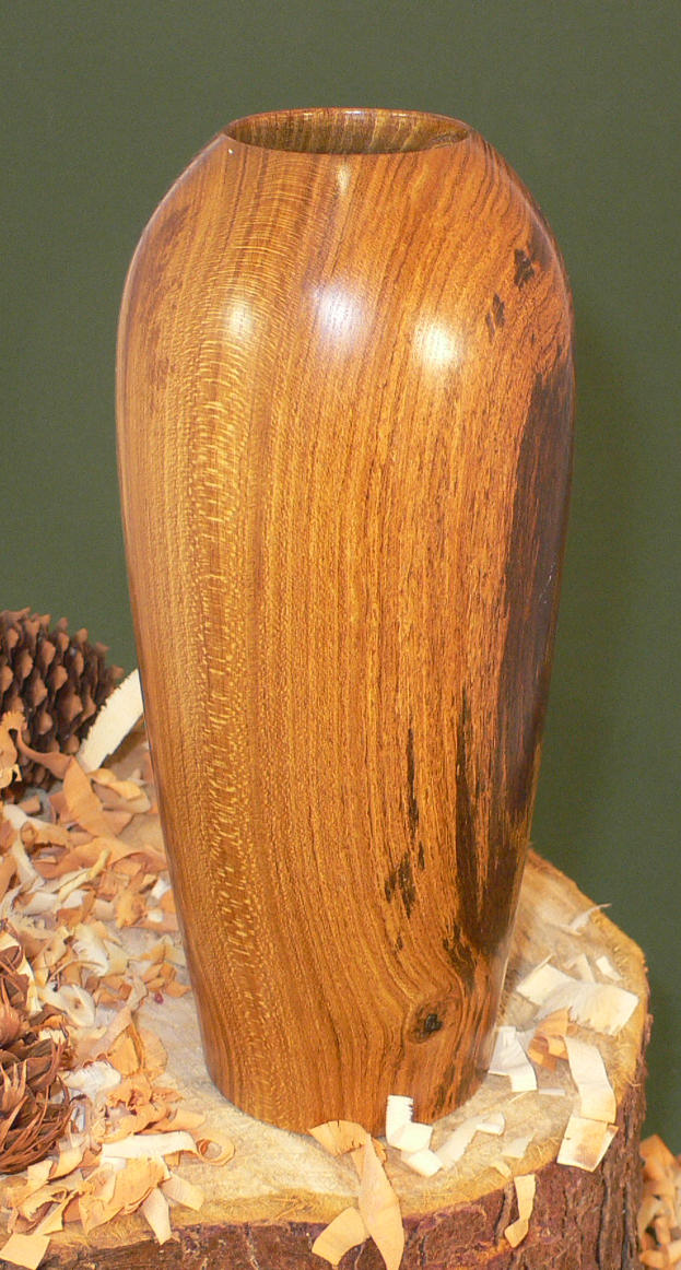 Wood art by Chris Rymer of Inside Out Wood Art made from - Laburnum