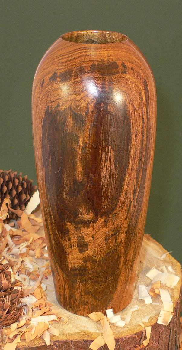 Wood art by Chris Rymer of Inside Out Wood Art made from - Laburnum