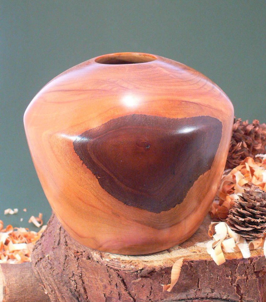 Wood art by Chris Rymer of Inside Out Wood Art made from - Cherry