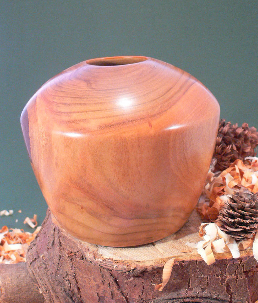 Wood art by Chris Rymer of Inside Out Wood Art made from - Cherry