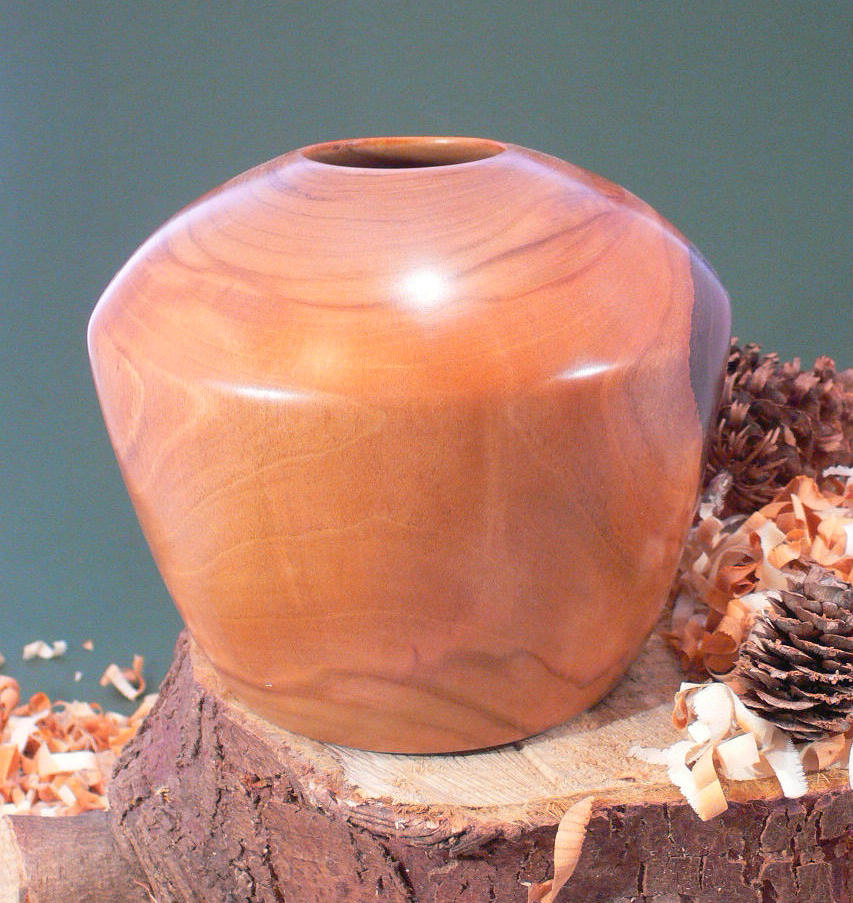 Wood art by Chris Rymer of Inside Out Wood Art made from - Cherry