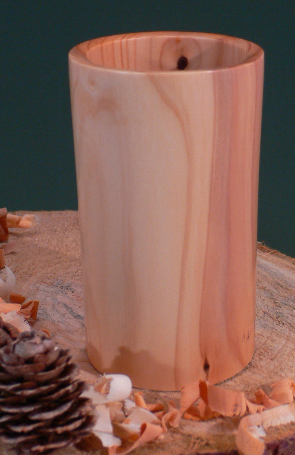 Wood art by Chris Rymer of Inside Out Wood Art made from - Yew