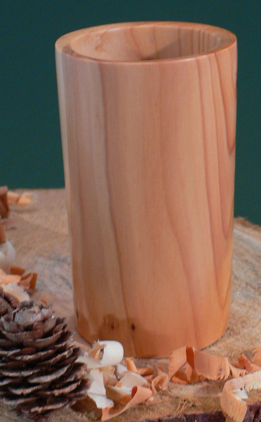 Wood art by Chris Rymer of Inside Out Wood Art made from - Yew