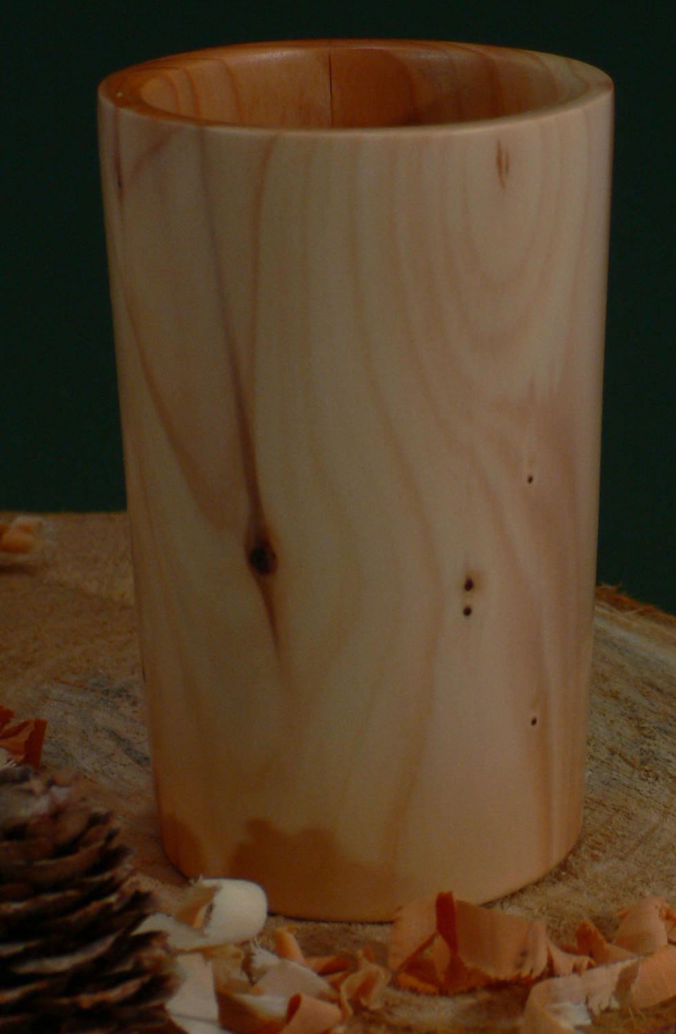 Wood art by Chris Rymer of Inside Out Wood Art made from - Yew