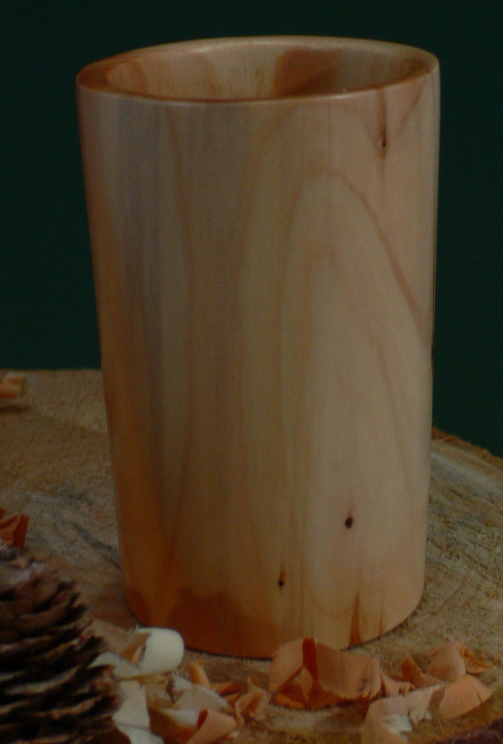 Wood art by Chris Rymer of Inside Out Wood Art made from - Yew