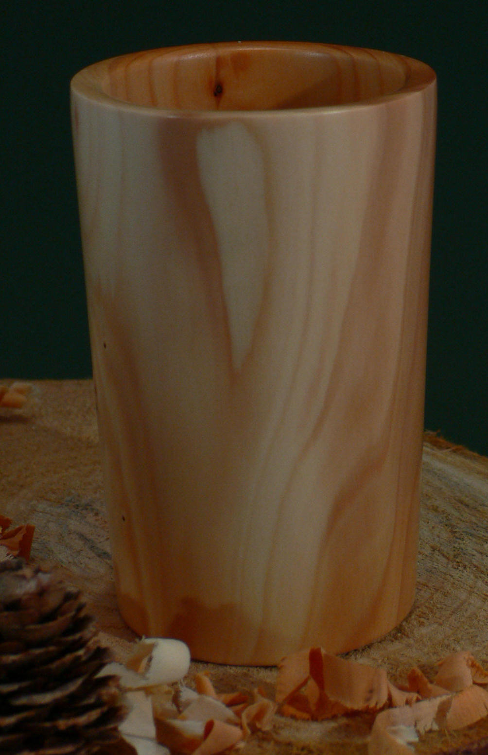 Wood art by Chris Rymer of Inside Out Wood Art made from - Yew