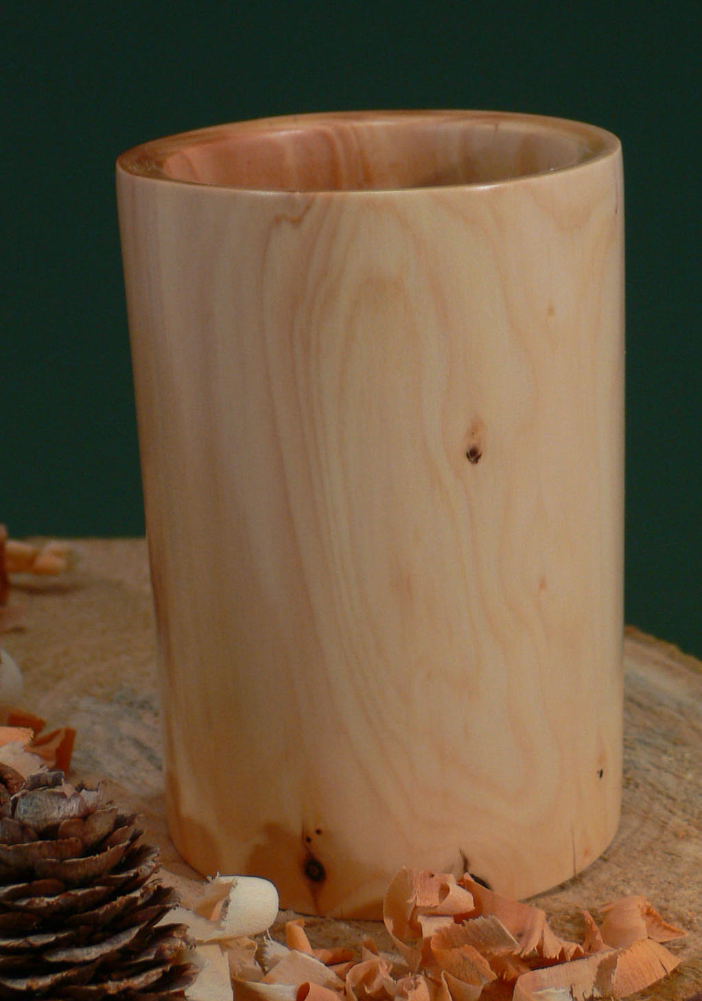 Wood art by Chris Rymer of Inside Out Wood Art made from - Yew