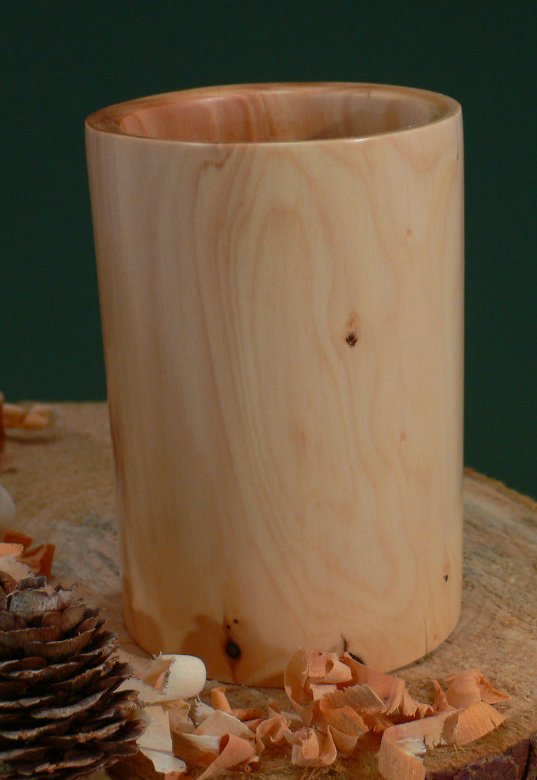 Wood art by Chris Rymer of Inside Out Wood Art made from - Yew