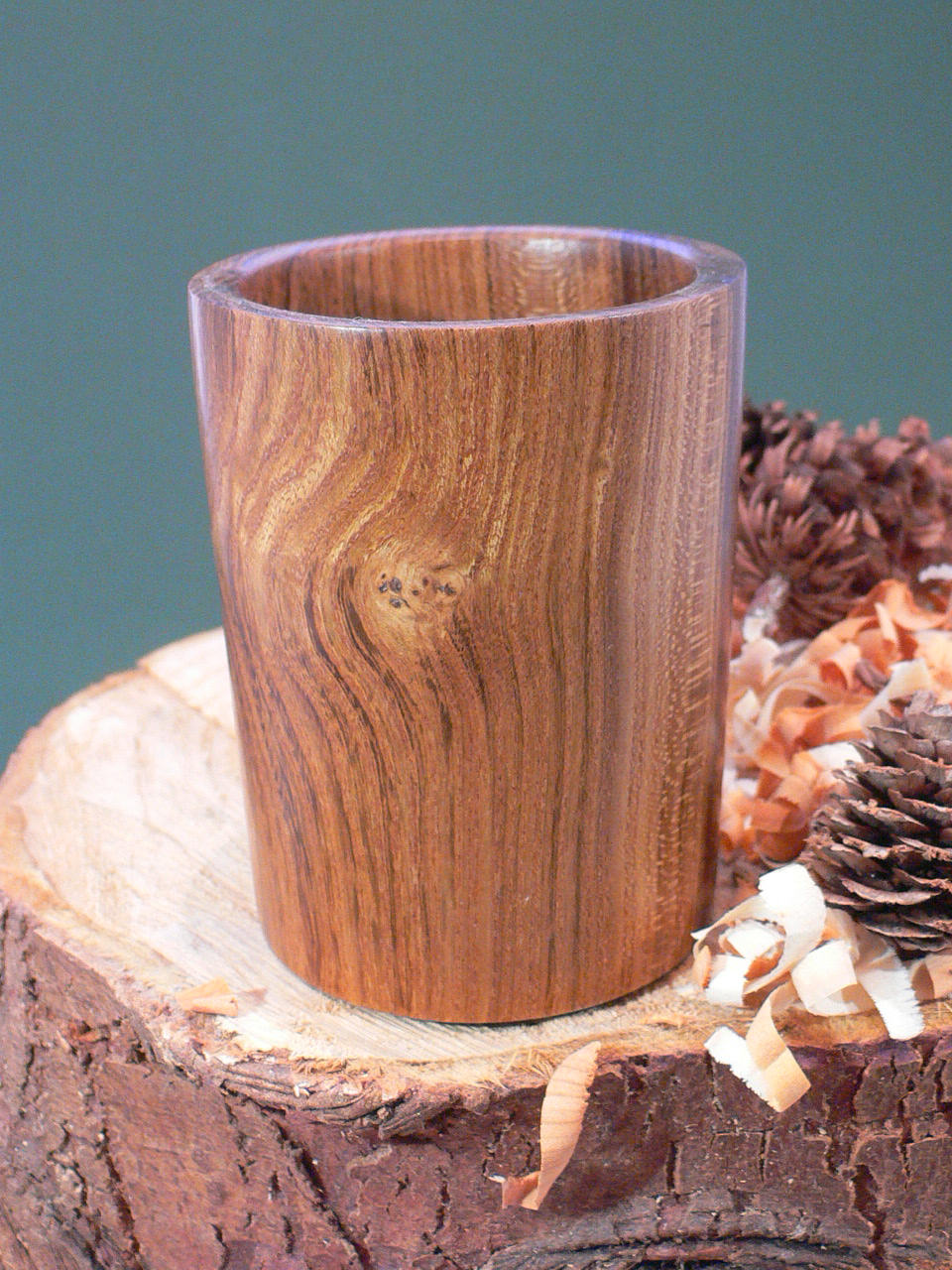 Wood art by Chris Rymer of Inside Out Wood Art made from - Laburnum