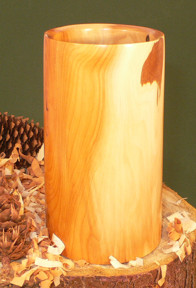 Wood art by Chris Rymer of Inside Out Wood Art made from - Yew