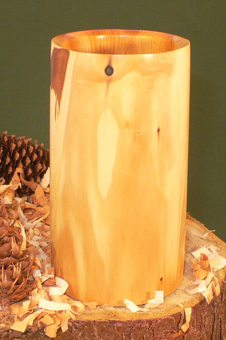 Wood art by Chris Rymer of Inside Out Wood Art made from - Yew