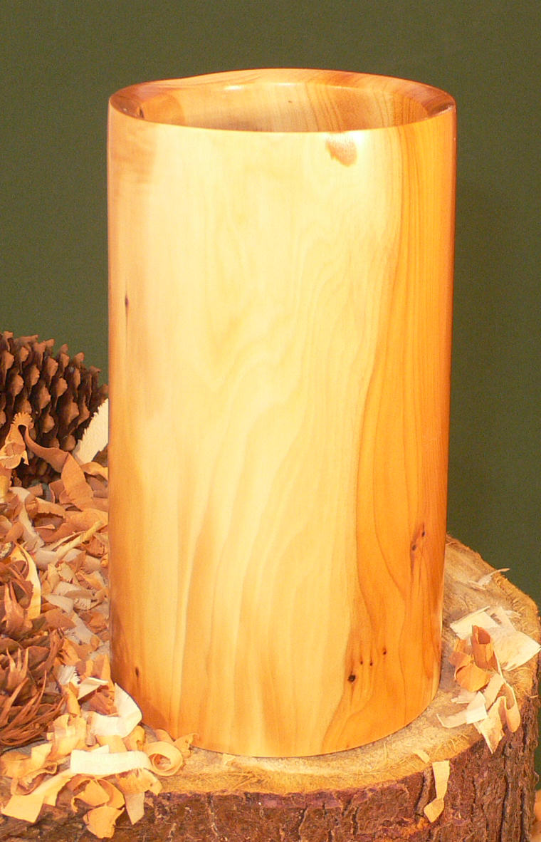 Wood art by Chris Rymer of Inside Out Wood Art made from - Yew