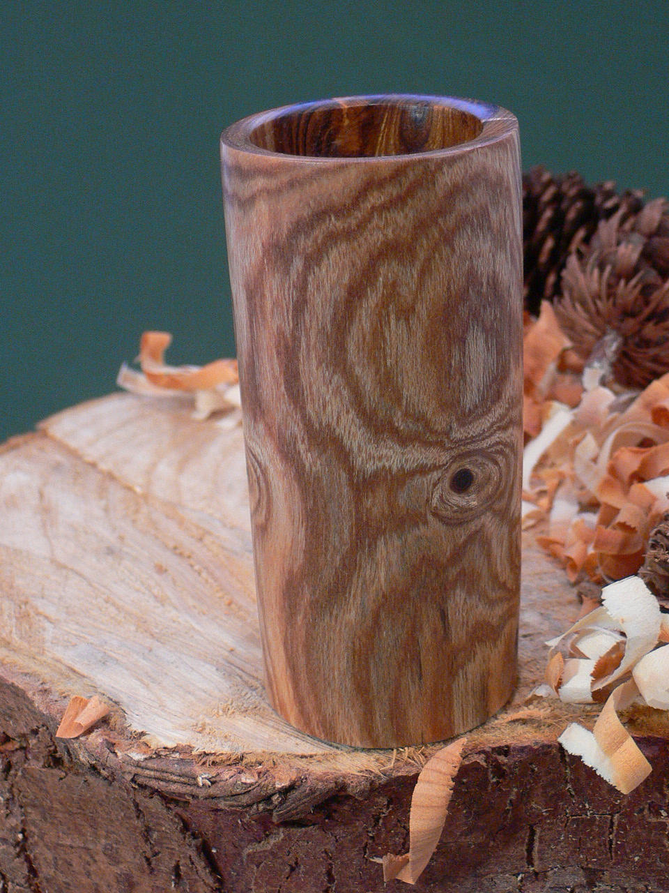 Wood art by Chris Rymer of Inside Out Wood Art made from - Laburnum
