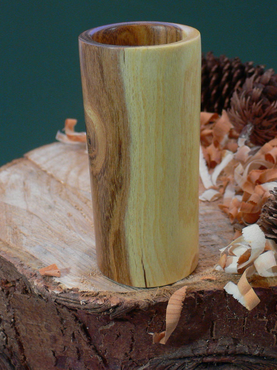 Wood art by Chris Rymer of Inside Out Wood Art made from - Laburnum