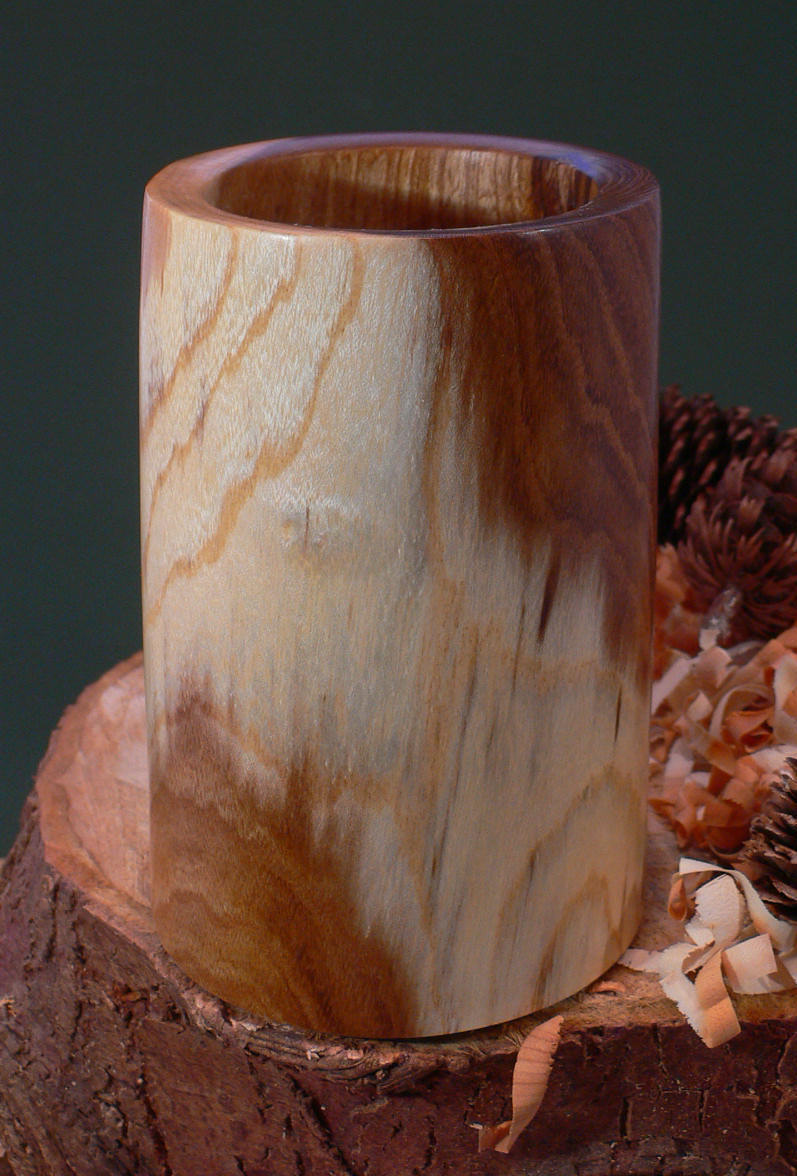 Wood art by Chris Rymer of Inside Out Wood Art made from - Laburnum