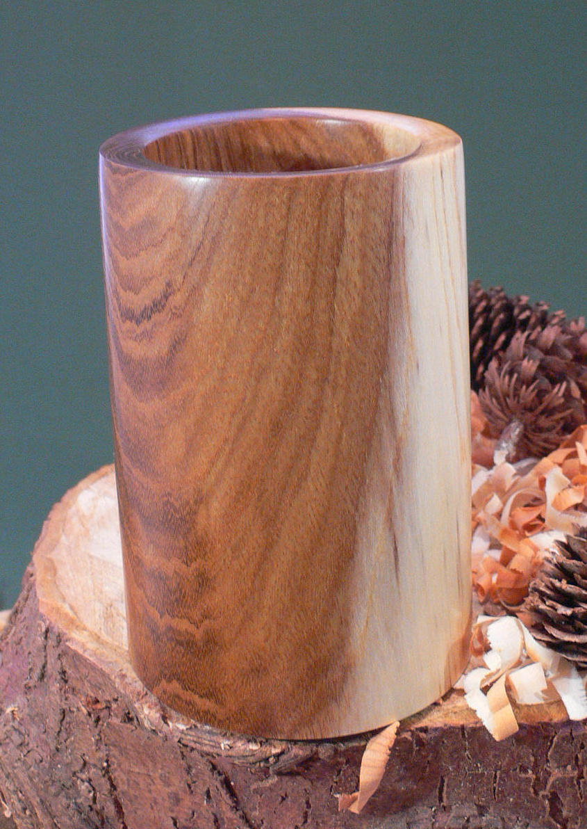 Wood art by Chris Rymer of Inside Out Wood Art made from - Laburnum