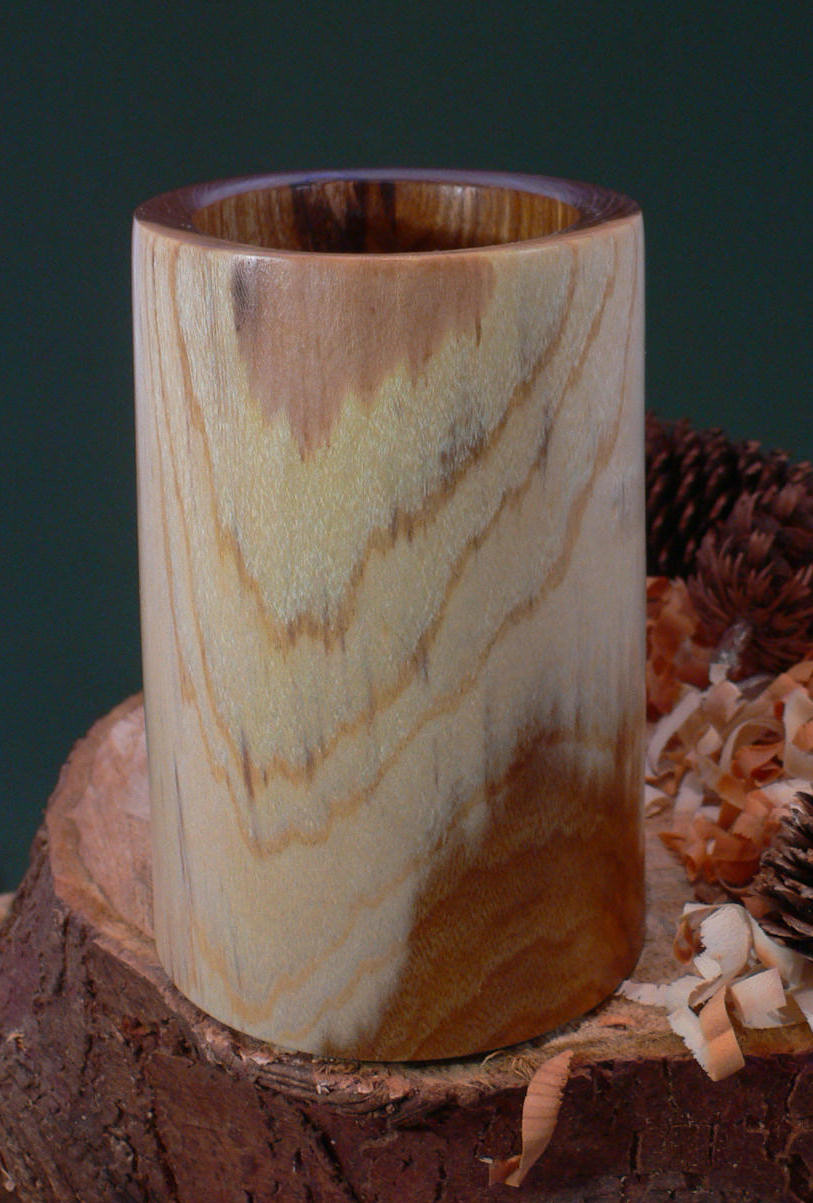 Wood art by Chris Rymer of Inside Out Wood Art made from - Laburnum