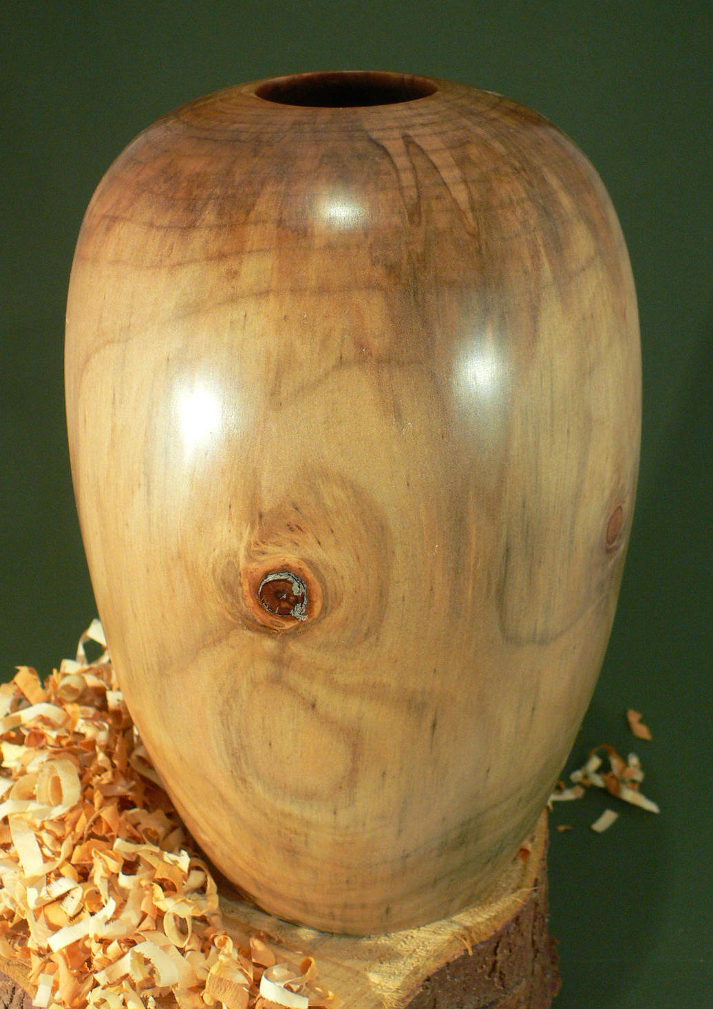 Wood art by Chris Rymer of Inside Out Wood Art made from - Monkey Puzzle
