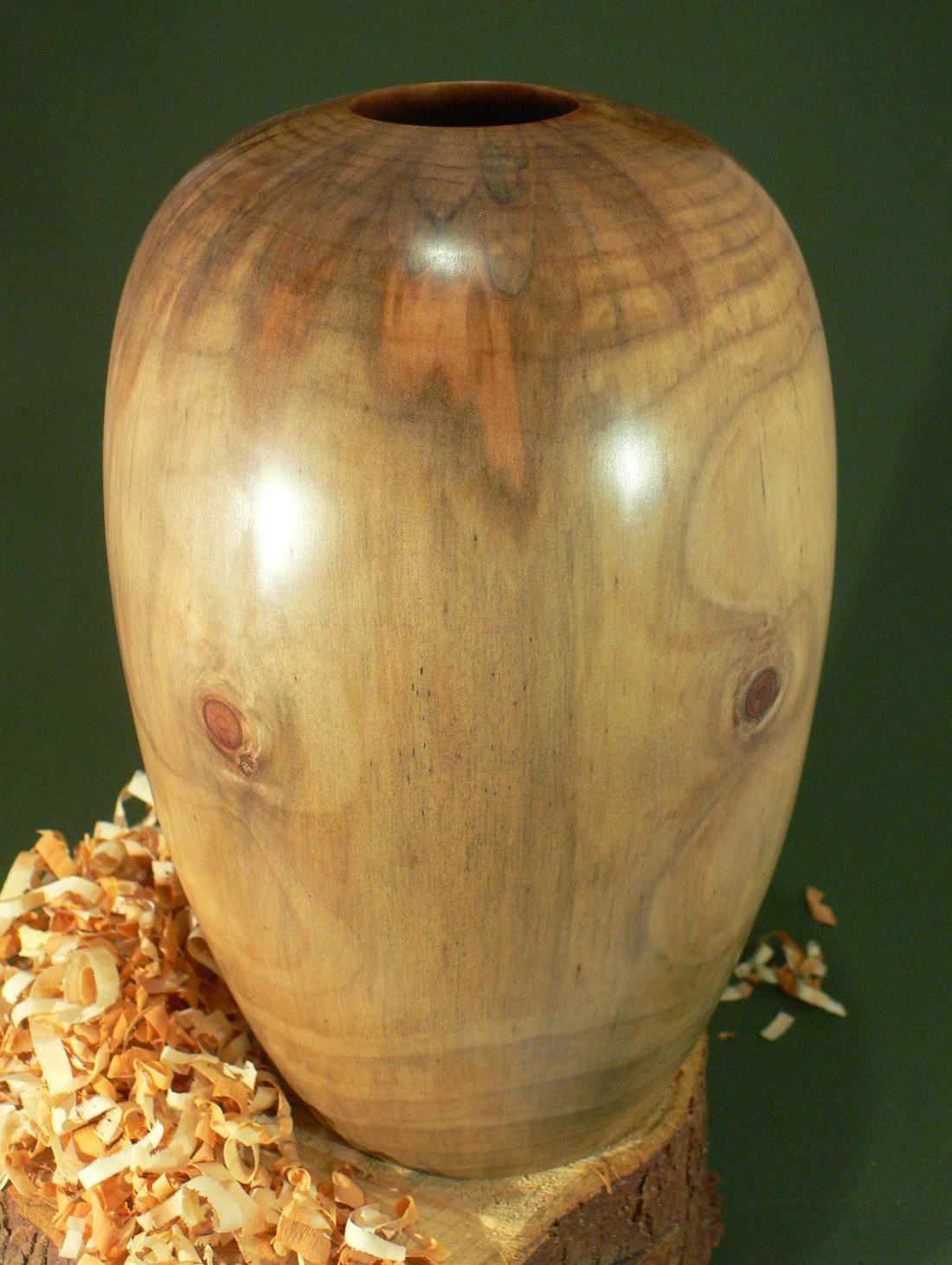 Wood art by Chris Rymer of Inside Out Wood Art made from - Monkey Puzzle