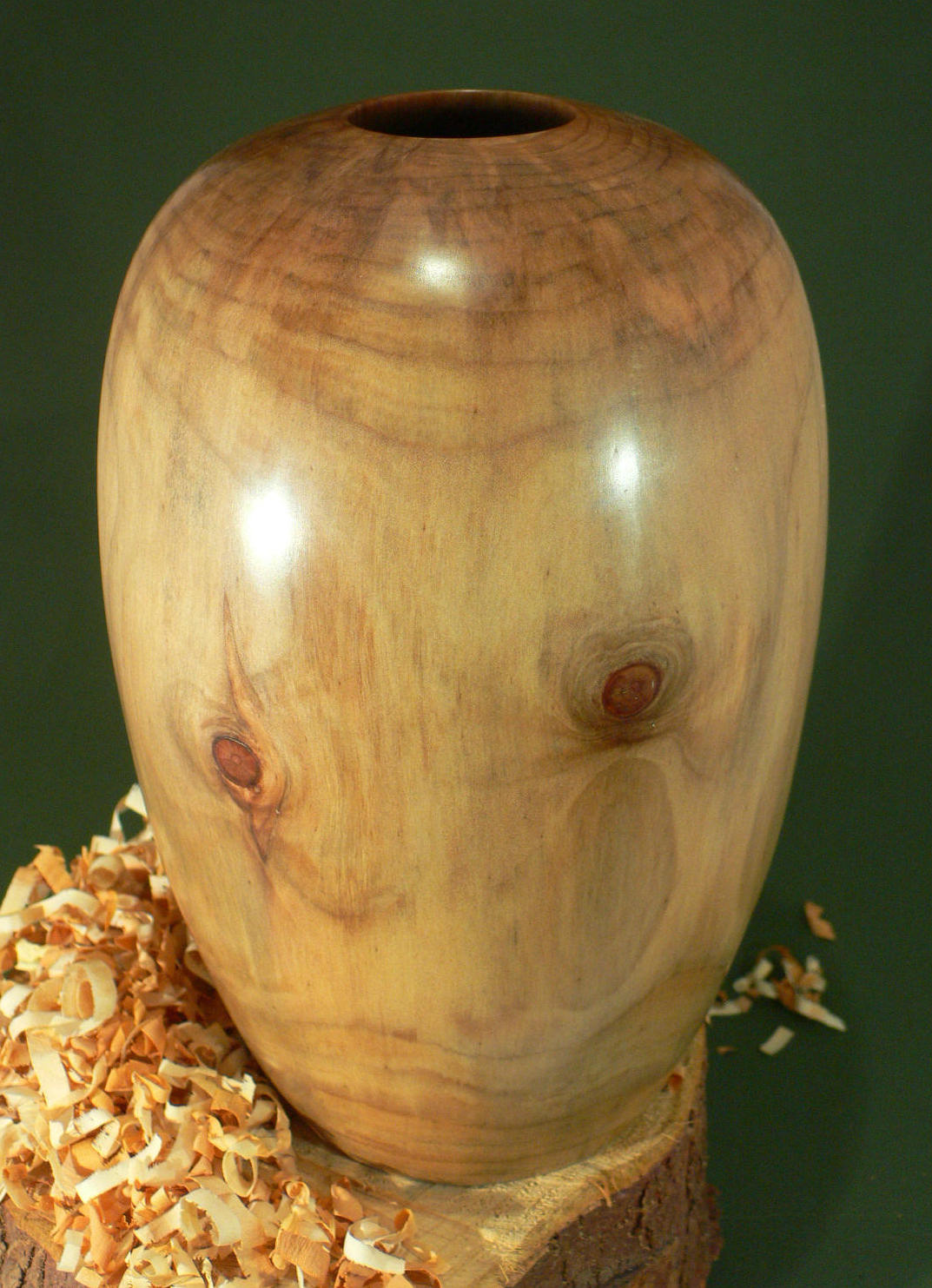 Wood art by Chris Rymer of Inside Out Wood Art made from - Monkey Puzzle