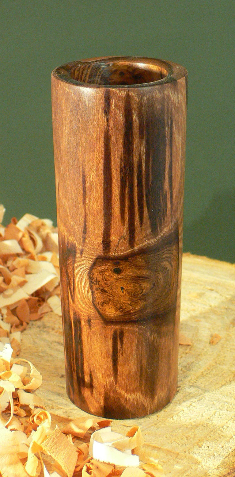Wood art by Chris Rymer of Inside Out Wood Art made from - Laburnum