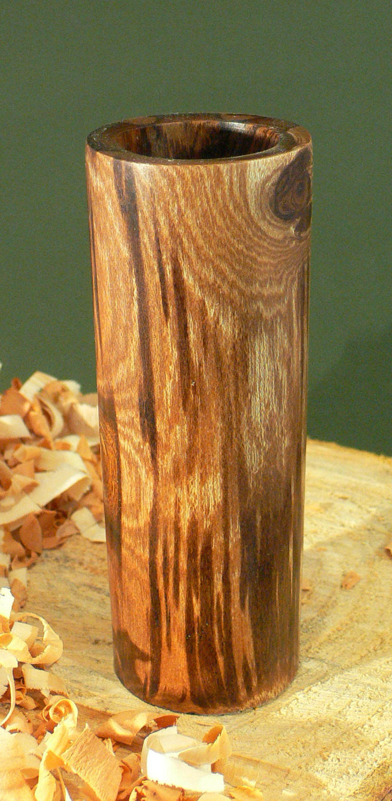 Wood art by Chris Rymer of Inside Out Wood Art made from - Laburnum