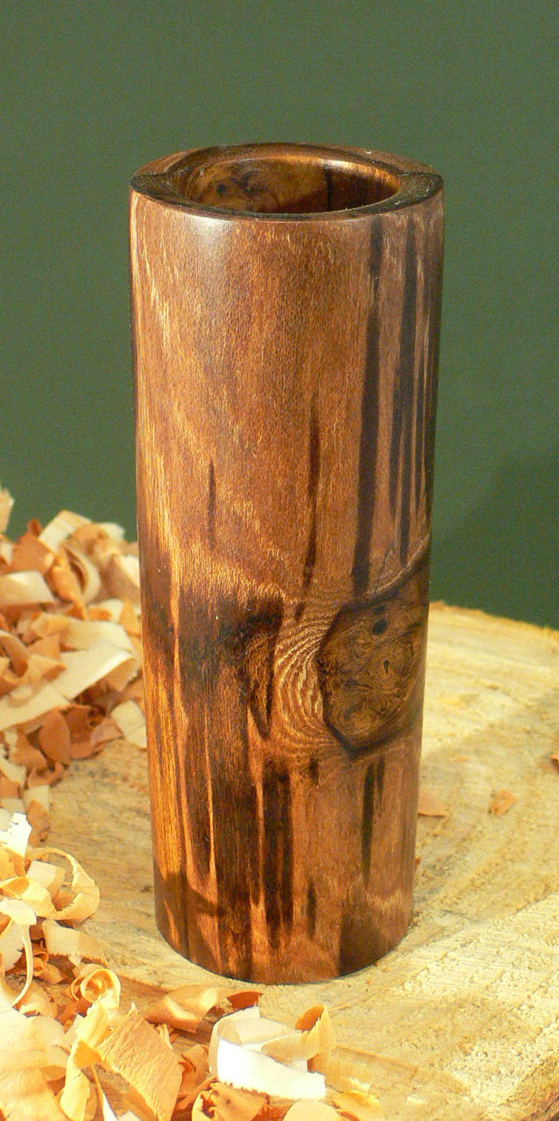 Wood art by Chris Rymer of Inside Out Wood Art made from - Laburnum