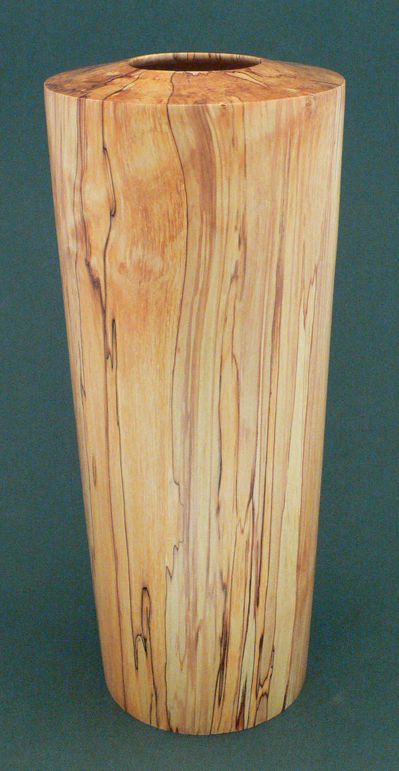 Image showing an example of a spalted Beech hollow form vessel