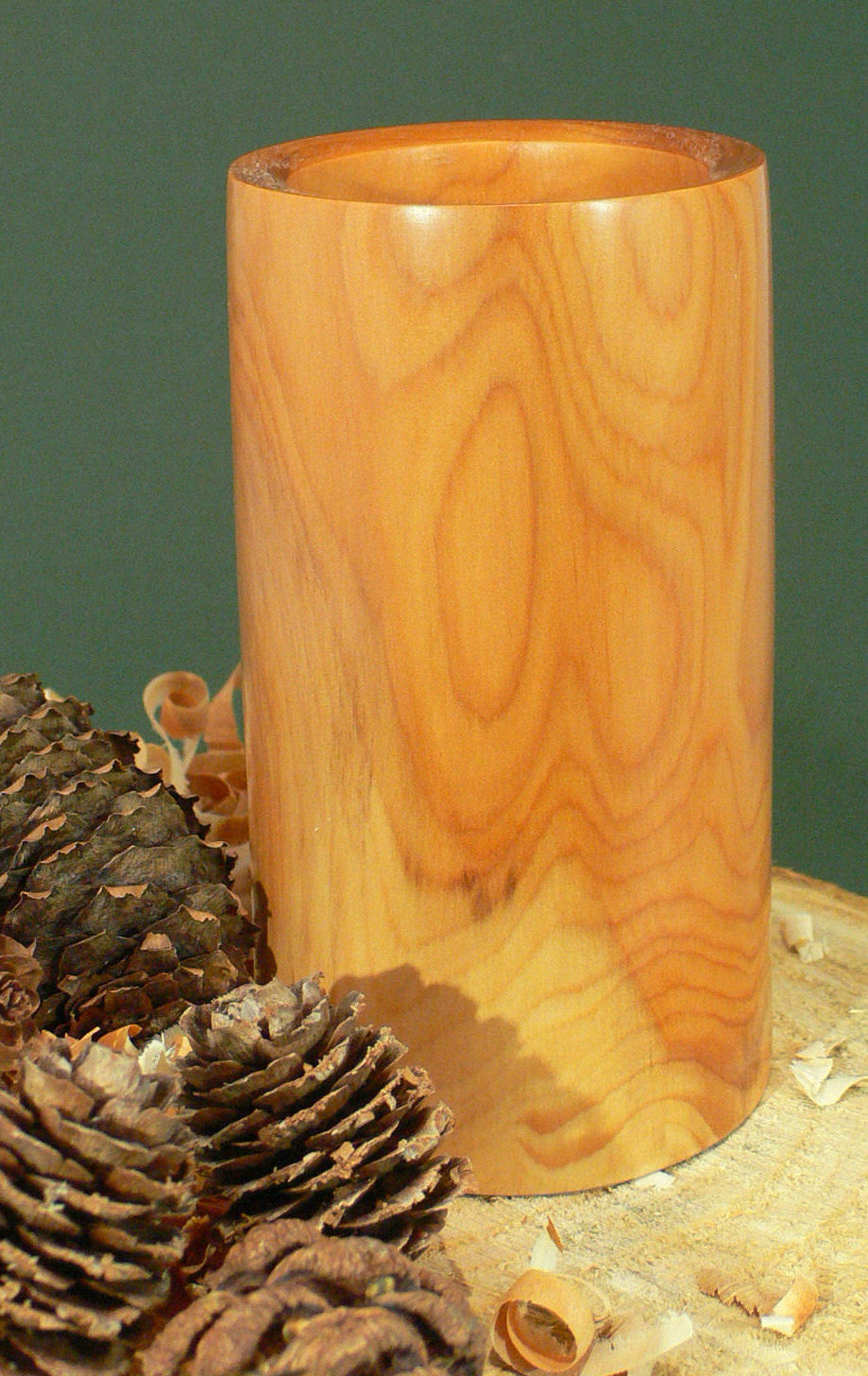 Wood art by Chris Rymer of Inside Out Wood Art made from - Yew