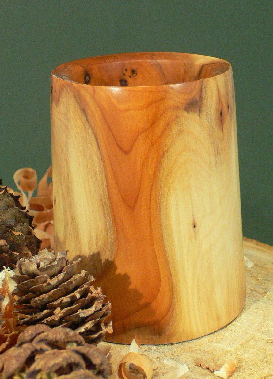 Wood art by Chris Rymer of Inside Out Wood Art made from - Yew