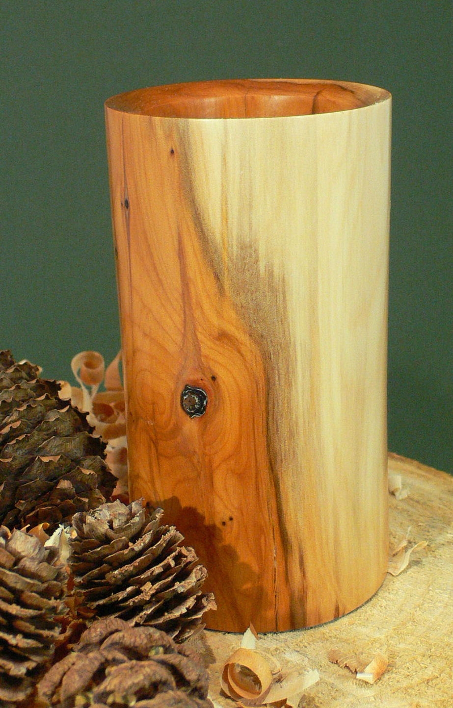 Wood art by Chris Rymer of Inside Out Wood Art made from - Yew