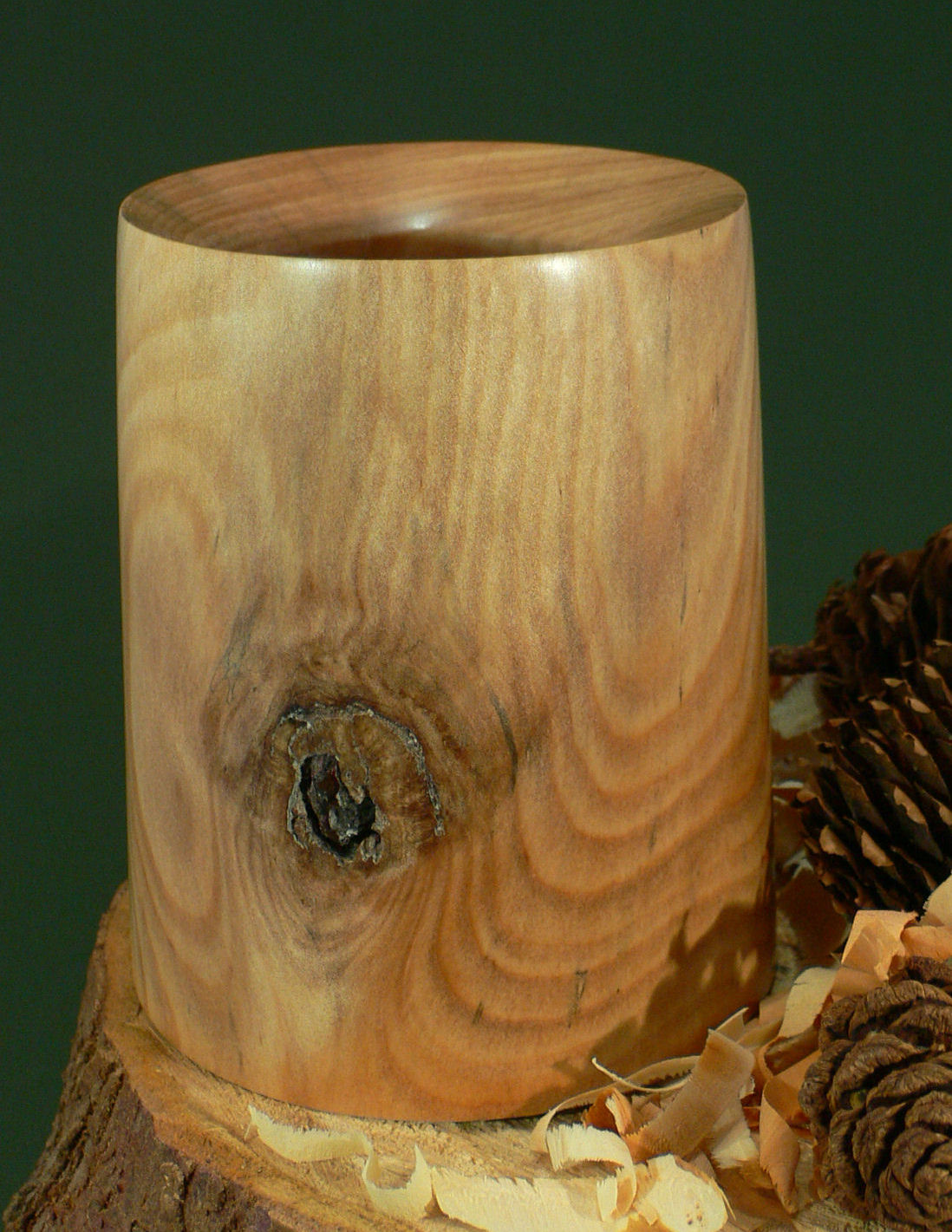 Wood art by Chris Rymer of Inside Out Wood Art made from - Monkey Puzzle