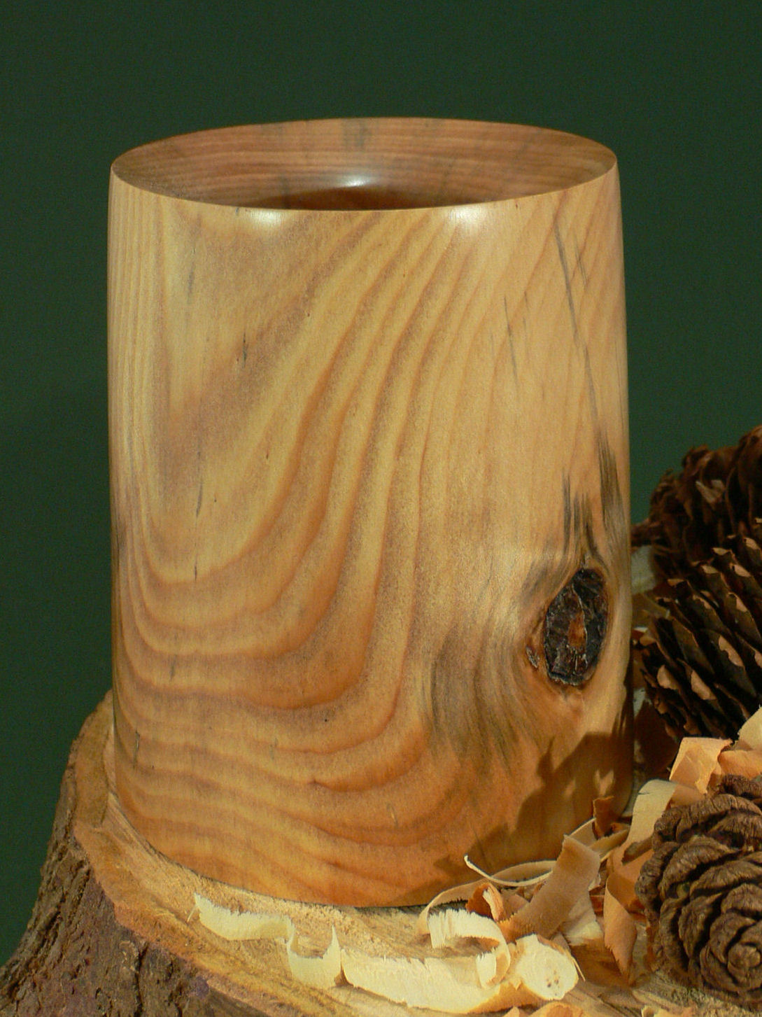 Wood art by Chris Rymer of Inside Out Wood Art made from - Monkey Puzzle