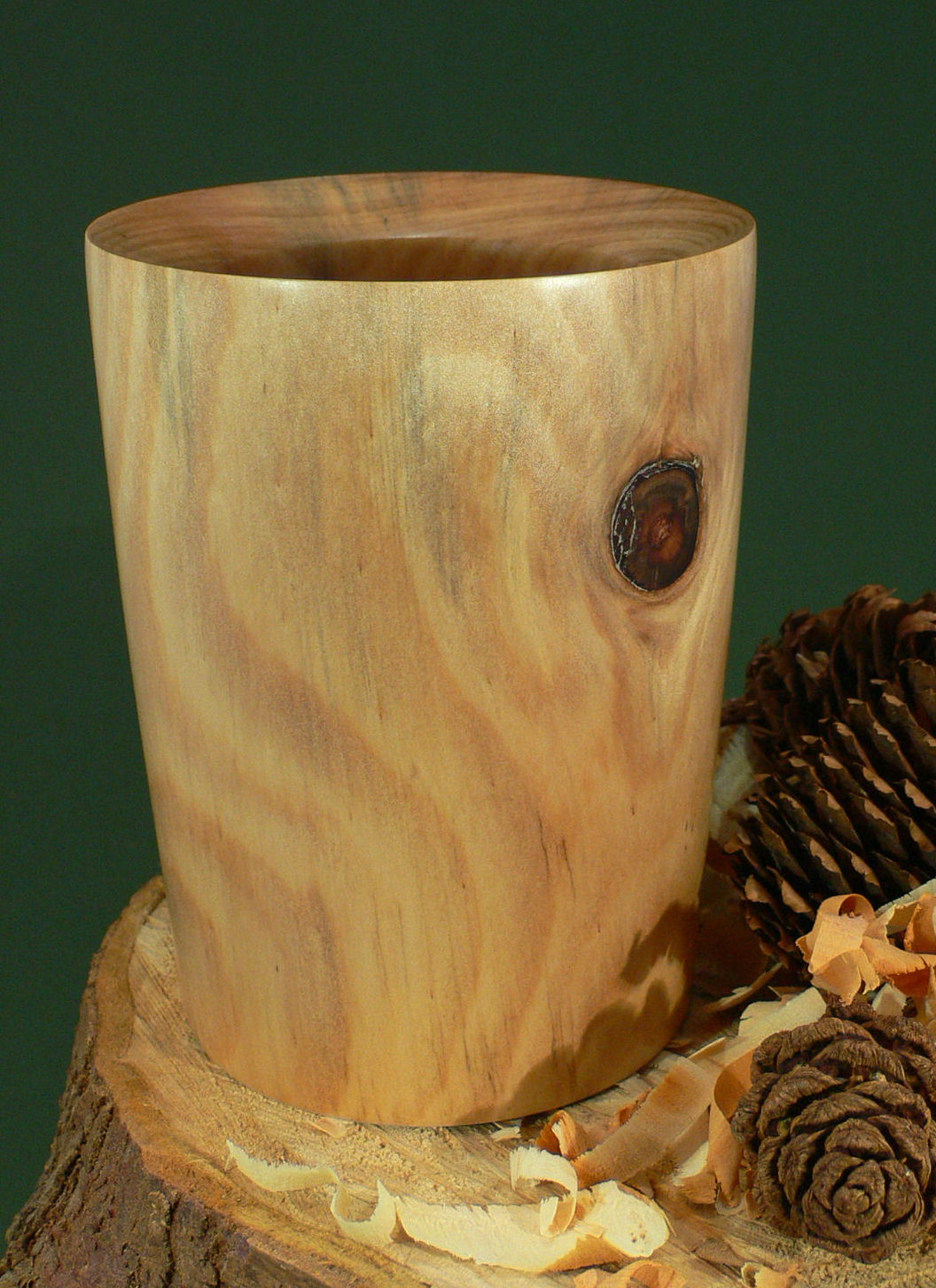 Wood art by Chris Rymer of Inside Out Wood Art made from - Monkey Puzzle