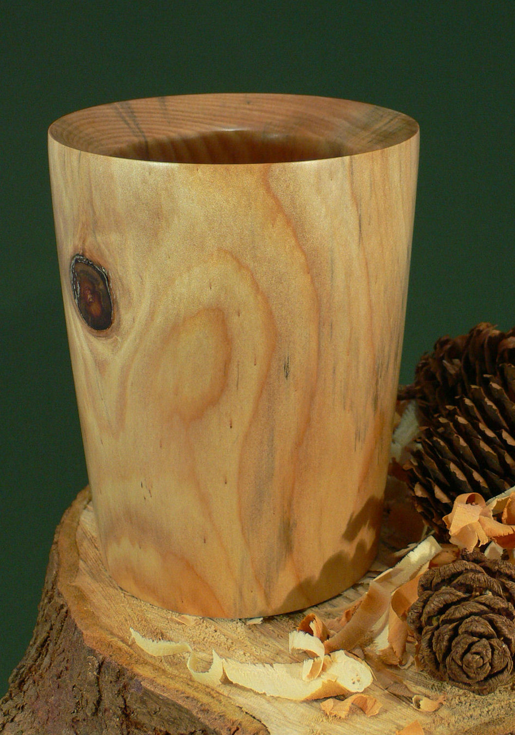 Wood art by Chris Rymer of Inside Out Wood Art made from - Monkey Puzzle