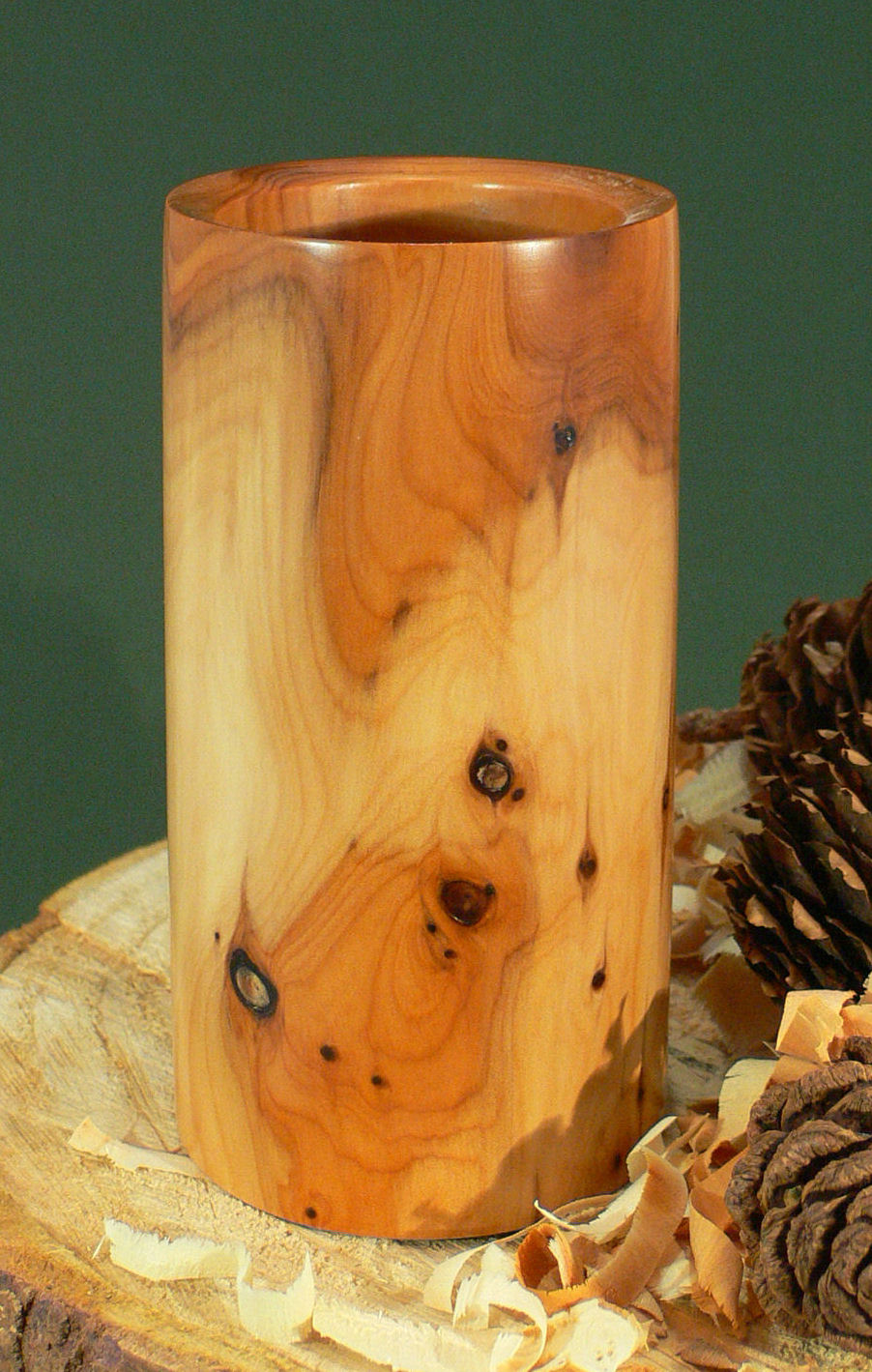 Wood art by Chris Rymer of Inside Out Wood Art made from - Yew