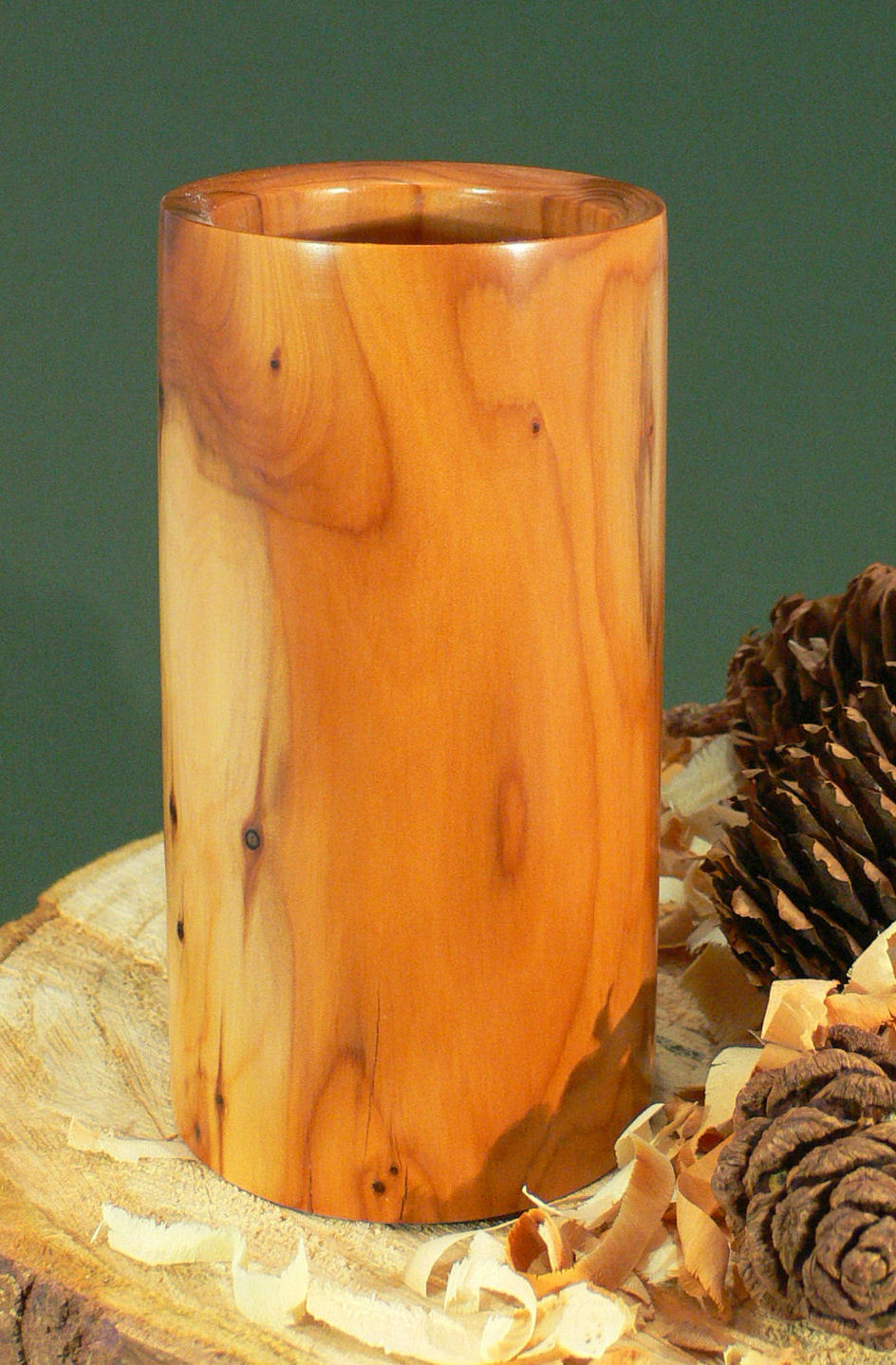 Wood art by Chris Rymer of Inside Out Wood Art made from - Yew