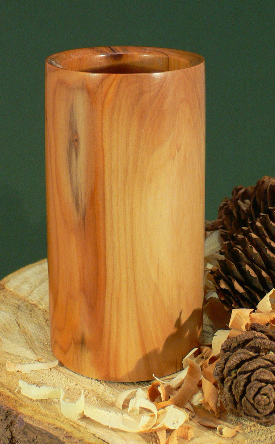 Wood art by Chris Rymer of Inside Out Wood Art made from - Yew
