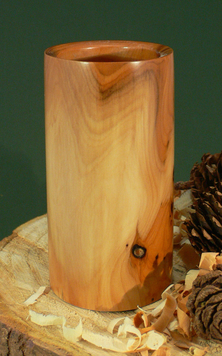 Wood art by Chris Rymer of Inside Out Wood Art made from - Yew