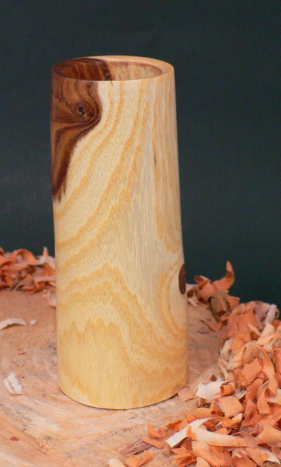 Wood art by Chris Rymer of Inside Out Wood Art made from - Laburnum