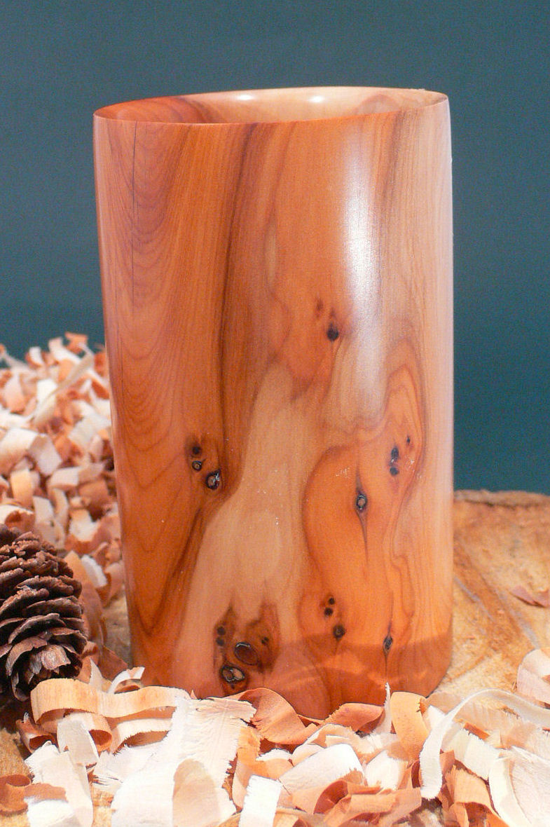 Wood art by Chris Rymer of Inside Out Wood Art made from - Yew