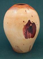 Wood art by Chris Rymer of Inside Out Wood Art made from - Yew