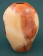 Wood art by Chris Rymer of Inside Out Wood Art made from - Yew