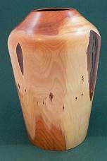 Wood art by Chris Rymer of Inside Out Wood Art made from - Yew